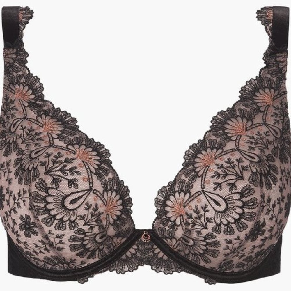 Art of Ink Plunging Triangle Bra